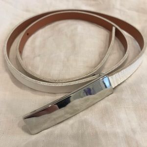 Maison Boinet French white belt